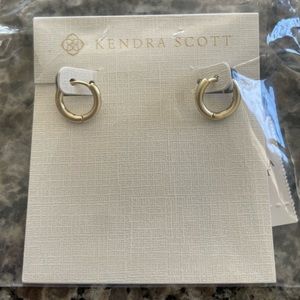 Kendra Scott Gold Huggie Hoops Earrings